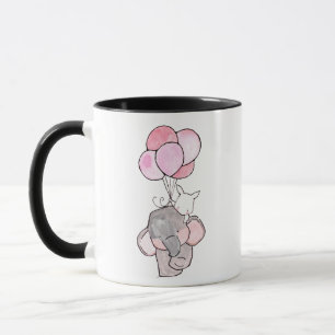 Elephant and Bunny Coffee Mugs
