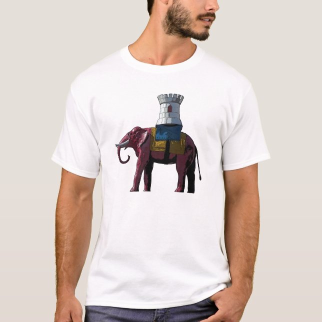 Elephant and Castle Design (London) T-Shirt (Front)