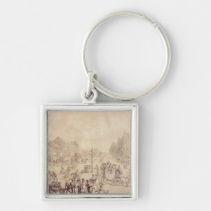 Elephant and Castle Key Ring