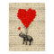Elephant and heart shaped balloons