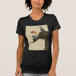 Elephant and Penguins T-Shirt