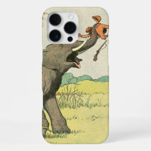 Elephant and Poacher in the Jungle iPhone Case