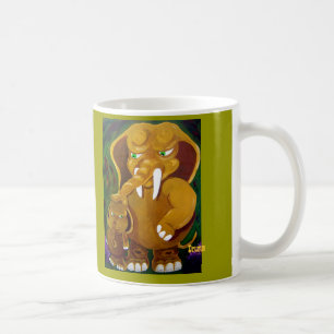 Elephant and Son Coffee Mug