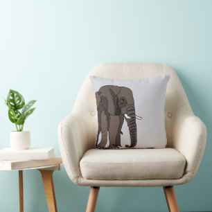 Elephant Animal Art Cushion
