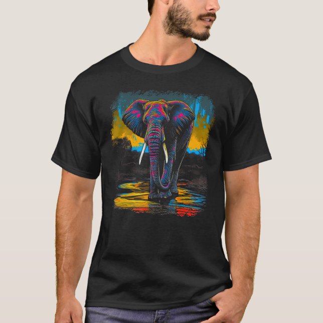 Elephant Art T-Shirt (Front)