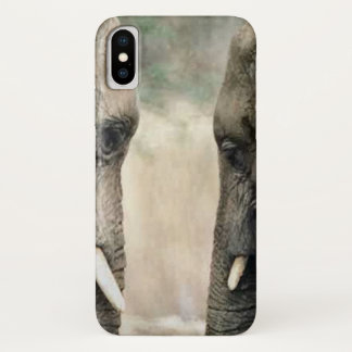 Elephant Art Wildlife iPhone X Case