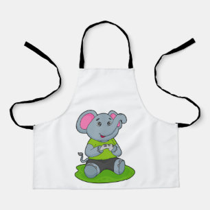 Elephant as Gamer Apron