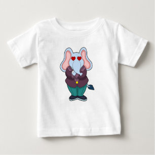 Elephant as Groom with Suit.PNG Baby T-Shirt