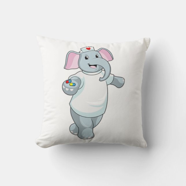 Elephant as Nurse with Medicine Cushion (Front)