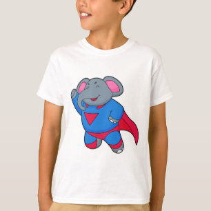 Elephant as Superhero T-Shirt
