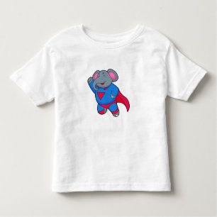 Elephant as Superhero Toddler T-Shirt