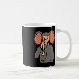 Elephant ASL Hand Gesture Deaf Hearing Loss Awaren Coffee Mug