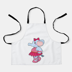 Elephant at Ballet with Skirt Apron