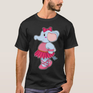 Elephant at Ballet with Skirt T-Shirt