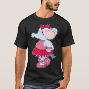 Elephant at Ballet with Skirt T-Shirt