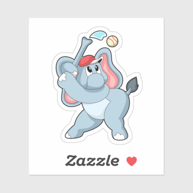 Elephant at Baseball (Sheet)