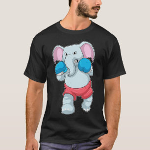 Elephant at Boxing with Boxing gloves 1 T-Shirt