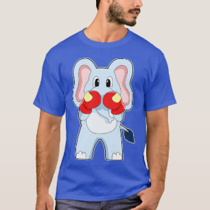 Elephant at Boxing with Boxing gloves T-Shirt