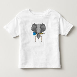 Elephant at Darts with Dart Toddler T-Shirt