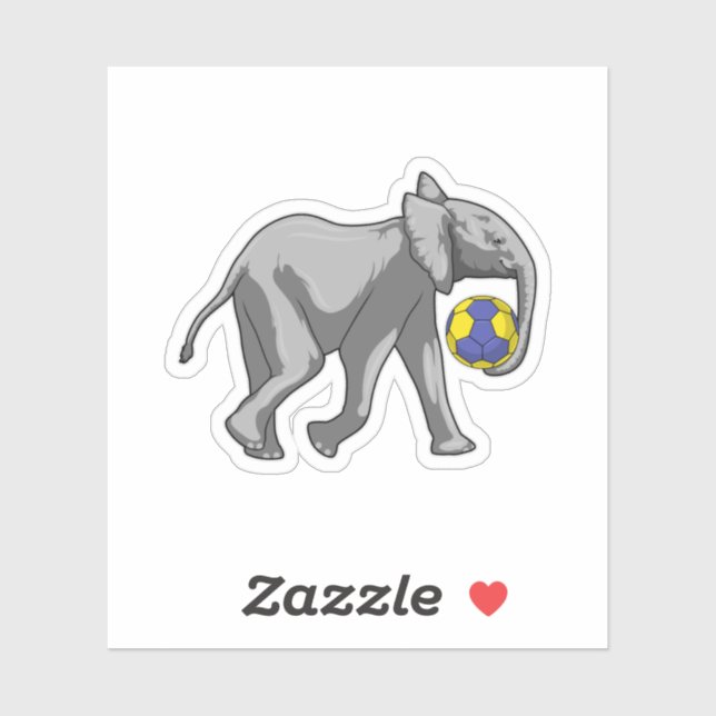 Elephant at Handball Sports (Sheet)