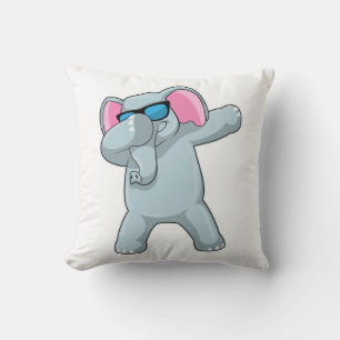 Elephant at Hip Hop Dance Dab Cushion