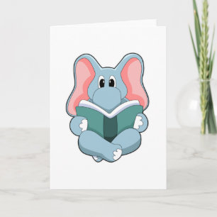 Elephant at Reading with Book Card