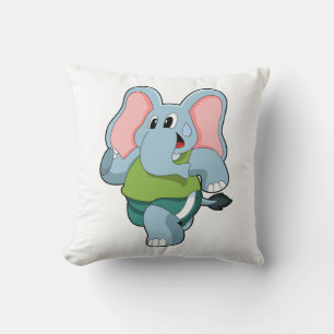 Elephant at Running Cushion