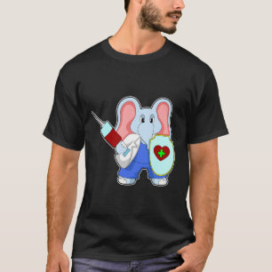 Elephant at Vaccination with Syringe T-Shirt
