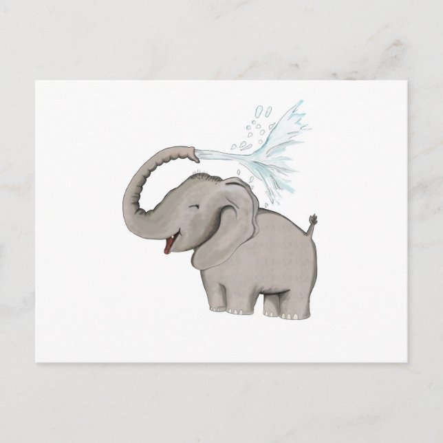 Elephant AVAL Postcard (Front)