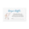 Elephant Baby Diaper Raffle Ticket