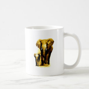 Elephant & Baby Elephant Coffee Mug