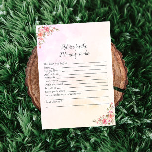 Elephant Baby Shower Advice For Mummy Invitation