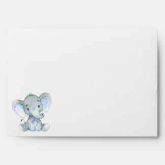 Elephant Baby Shower Envelopes