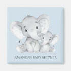 Elephant Baby Shower Favour Magnet