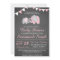 Elephant Baby Shower Invitations for a Girl
