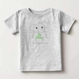 Elephant Baby Shower Safari Baby T-Shirt