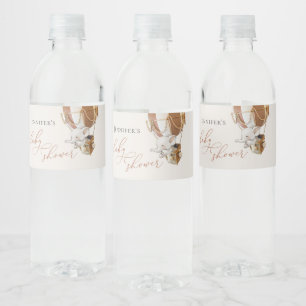 Elephant Baby Shower Water Bottle Label