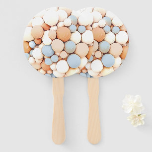 Elephant Balloon Baby Shower Hand Fan