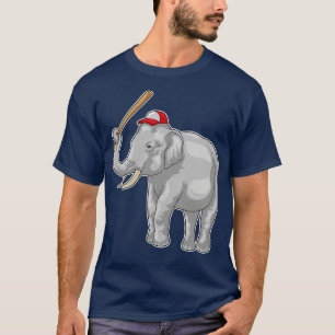 Elephant Baseball bat Baseball T-Shirt