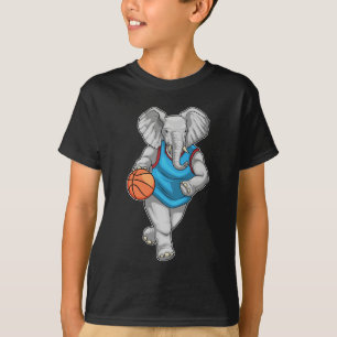 Elephant Basketball player Basketball T-Shirt