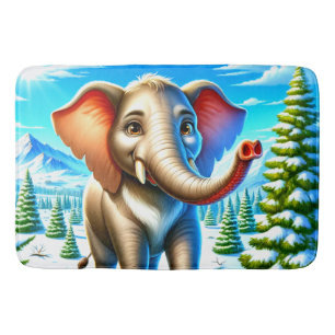 Elephant  bath mat