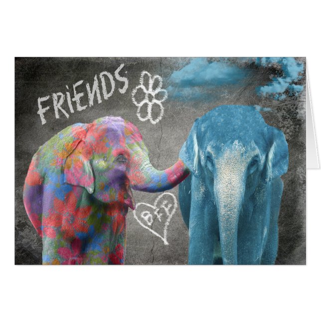 Elephant BFF Comforting (Front Horizontal)