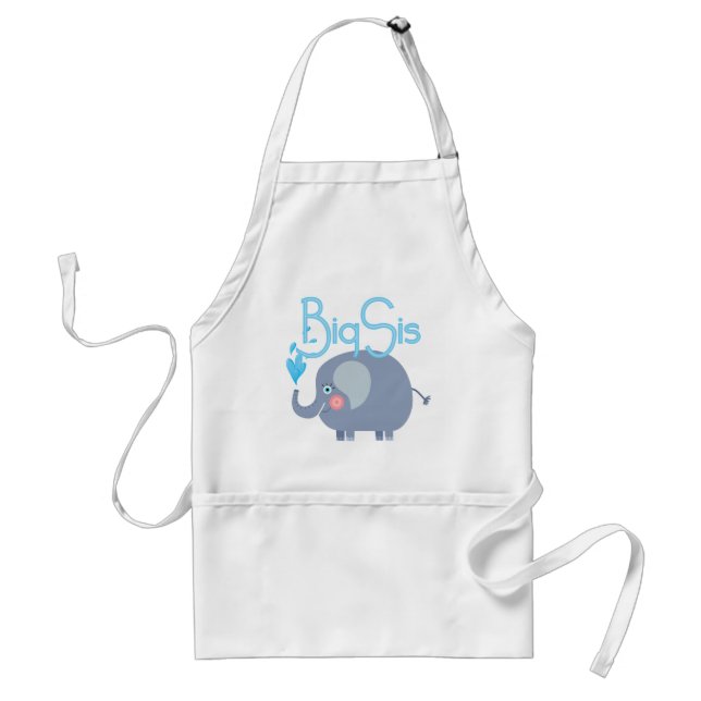Elephant Big Sis Standard Apron (Front)