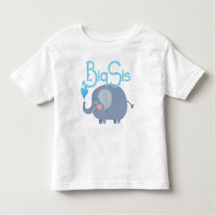Elephant Big Sis Toddler T-Shirt