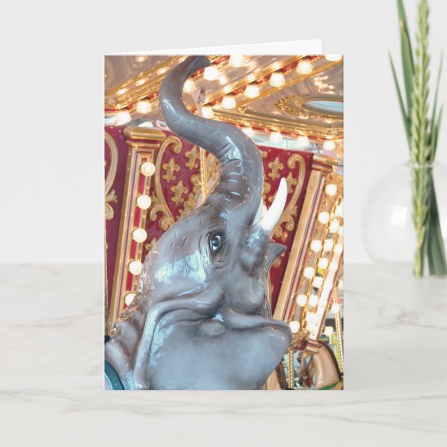 Elephant Birthday Card (Front)