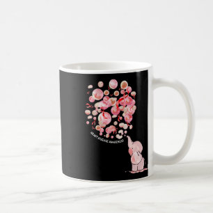 Elephant Blowing Up Red Balloons Heart Disease Awa Coffee Mug