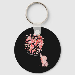 Elephant Blows Up Burgundy Bylloons Brain Aneurysm Key Ring