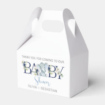 Elephant boy baby shower favour box, treats box.