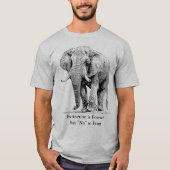 Elephant Bull Taking a Stroll | African Wildlife T-Shirt (Front)