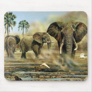 Elephant Bulls Mouse Pads